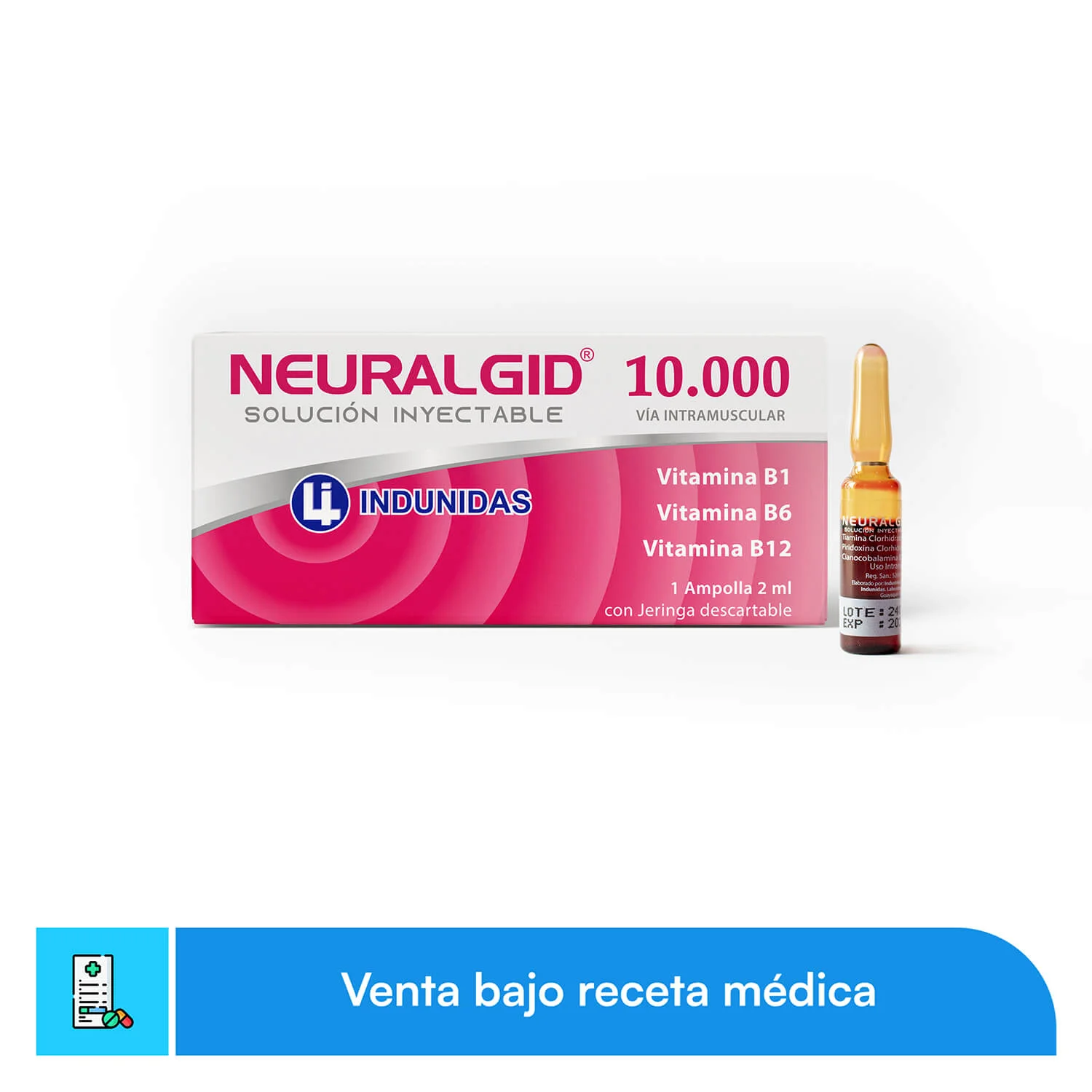 Neuralgid 10.000 inyectable | Productos para tu salud | Laboratorios  Indunidas